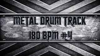 Heavy Metal Drum Track 180 BPM (HQ,HD)