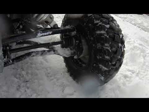 SuperATV Portals and Tires in the Snow