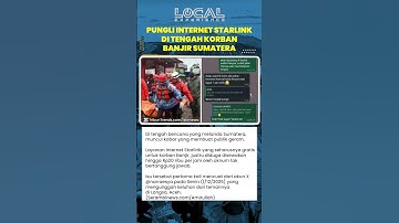 Pungli Internet Starlink Merajalela di Tengah Korban Banjir Sumatera! Patok Tarif Rp20 Ribu Per Jam