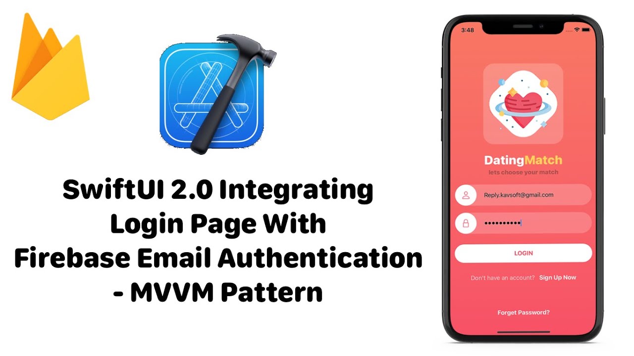 SwiftUI 2.0 Integrating Login Page With Firebase Authentication