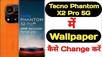 How to set wallpaper in Tecno Phantom X2 Pro 5G || Tecno Phantom X2 Pro 5G wallpaper ||