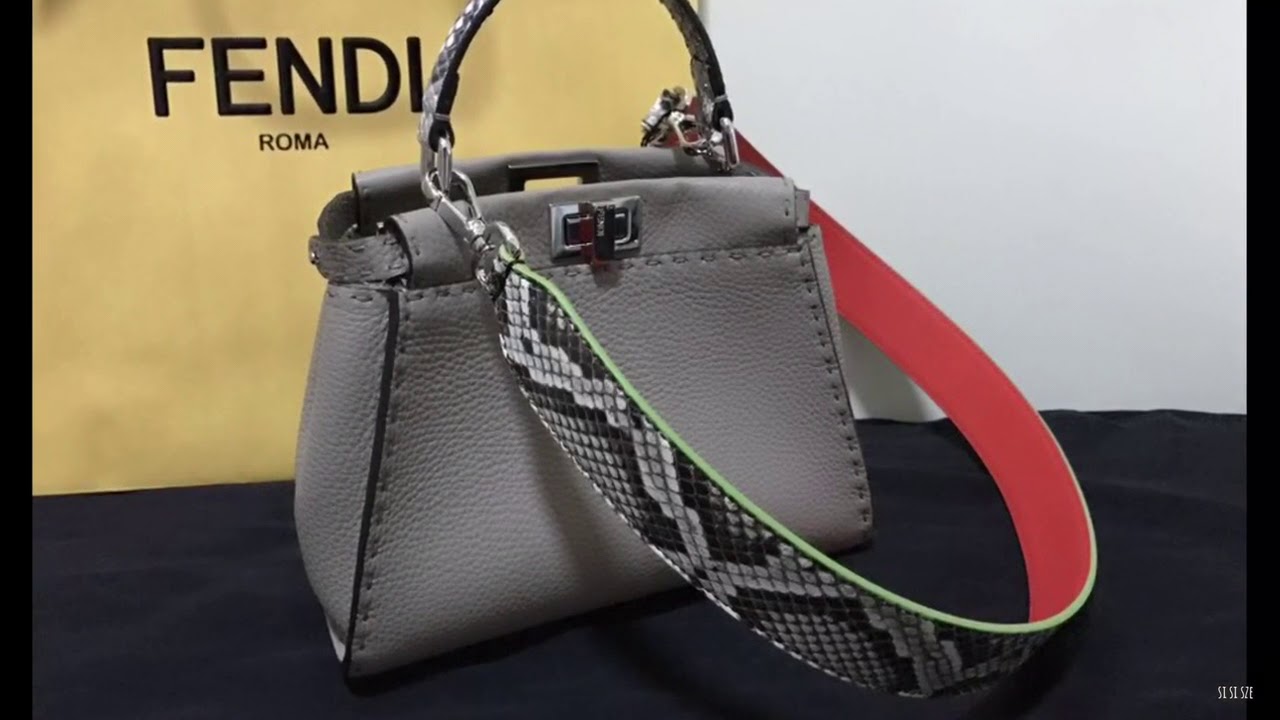 fendi mini peekaboo selleria