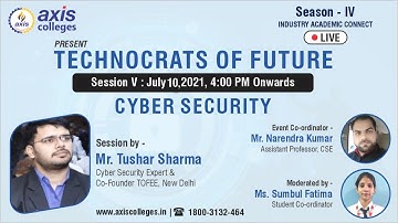 Technocrats of Future || Session on Cyber Security || Axis College