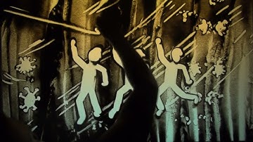 Nghệ thuật vẽ tranh cát biểu diễn - Hoạ sĩ vẽ tranh cát Nguyễn Tiến bản demo Laguna Lăng cô Huế 5/5