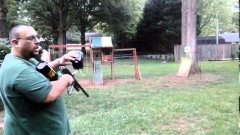 Right feed autococker shooting video