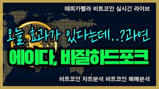 비트코인 실시간, 에이다 바질 하드포크! 오늘 효과가 있다던데 과연? 9월 27일 아침💎
