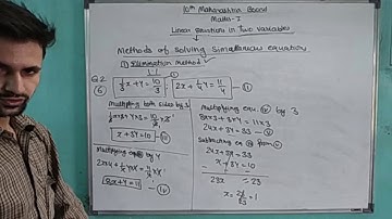 Linear Equations in Two Variables part 1