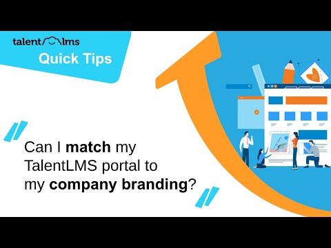 Quick tip: Can I match my TalentLMS portal to my company branding?