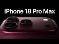 iPhone 18 Pro Max [LEAKED]: 5 CRAZY Upgrades Apple is Hiding! 🚨