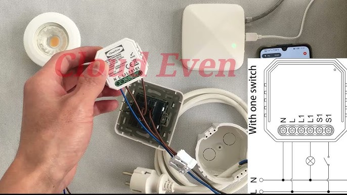 MoesGo Interruptor ZigBee 3.0 Inteligente conmutador Inalambrico Módulo  Alexa Control Remoto y Rele RF433 para Interruptores de 1 Gang y 1/2 Way,  compatible con la app Smart Life Tuya Google Home 