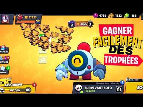 Glitch Comment Avoir Beaucoup De Trophees Sur Brawl Stars Youtube - astuces trophees brawl stars