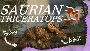 Saurian Triceratops: Growth Cycle, Herd Mechanics and Dinosaur Battles