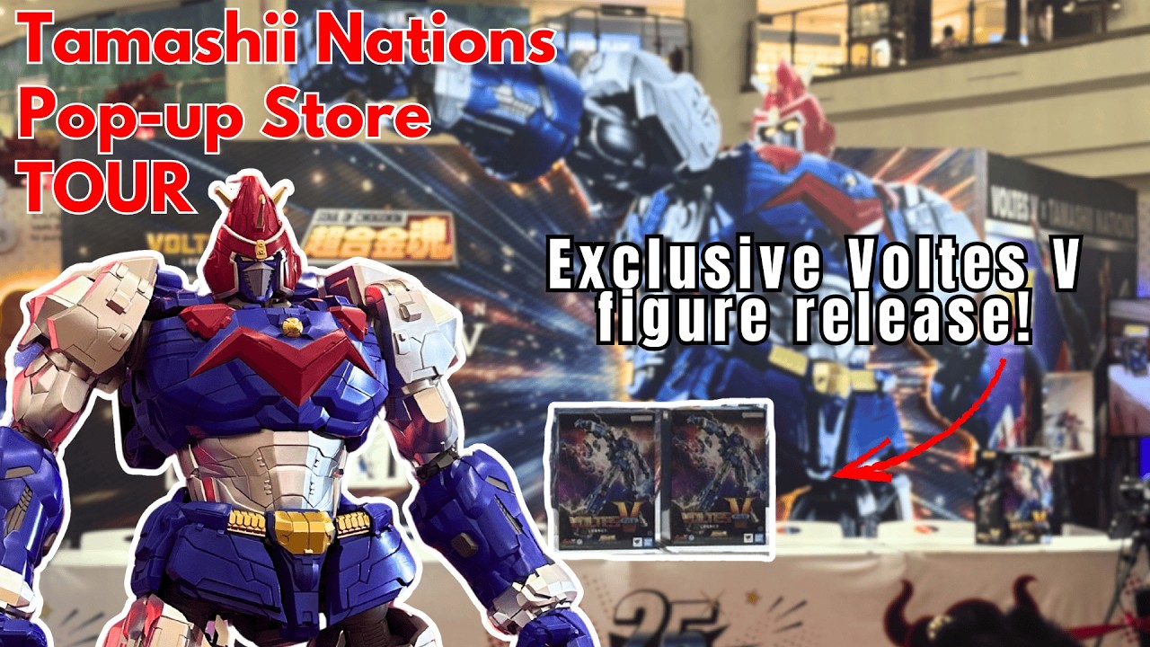 Voltes V Fans Must See This! Tamashii Nations Pop-Up Store Manila