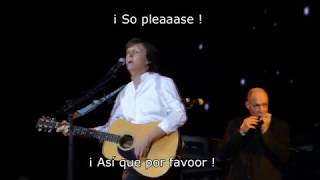 Paul McCartney - Love Me Do (Sub Español / Lyrics) | Berlín 2016