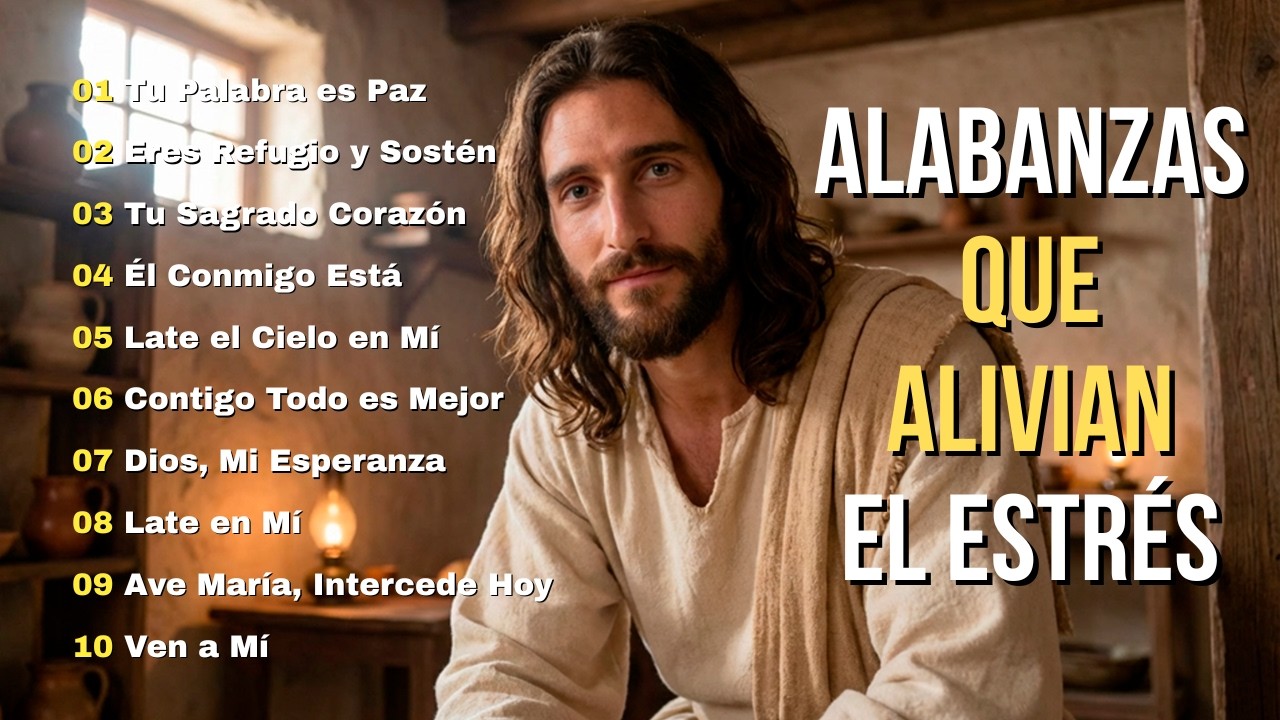 ALABANZAS CATÓLICAS QUE ALIVIAN EL ESTRÉS Y LA ANSIEDAD 🙏🏻🙏🏻 TOP 100 MÚSICA CATÓLICA 2026