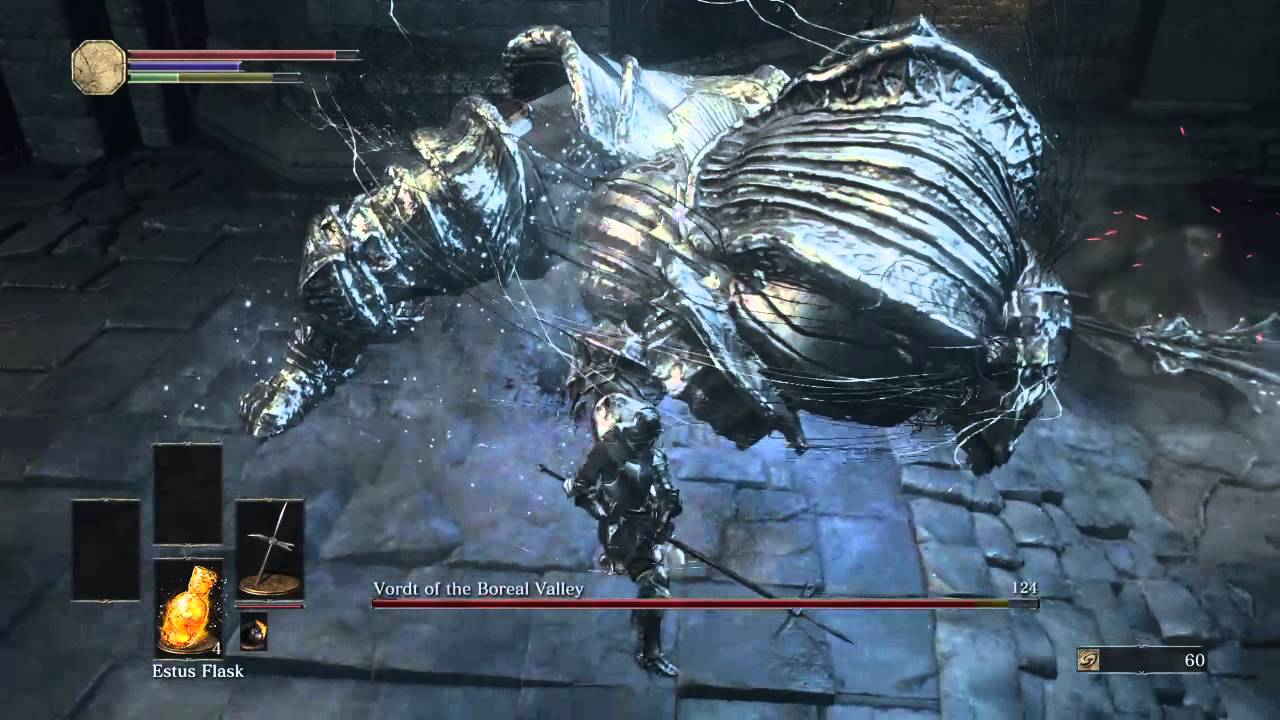 DARK SOULS ™ III Vordt of the Boreal Valley easy kill.