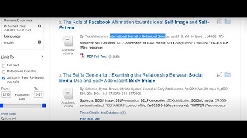 Evaluating Search Results in a Specific Database