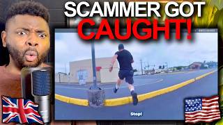 Bank Scammer FINALLY Gets What He Deserves! | British Guy Reacts 🇬🇧