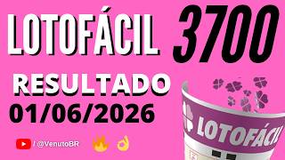  Lotofcil Results 3700