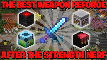The BEST WEAPON REFORGES To Use in Hypixel Skyblock AFTER The Strength Nerf
