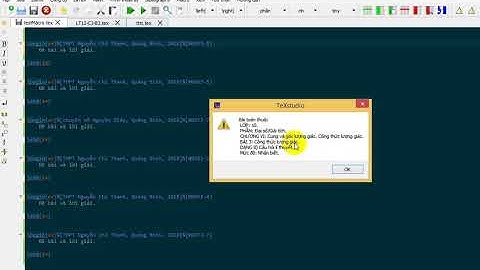 Gán và đọc ID6 trực tiếp trên TexStudio - Lê Đình Mẫn