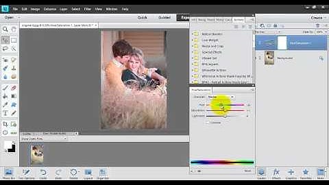 How to Use the Adjustments Window in Photoshop Elements