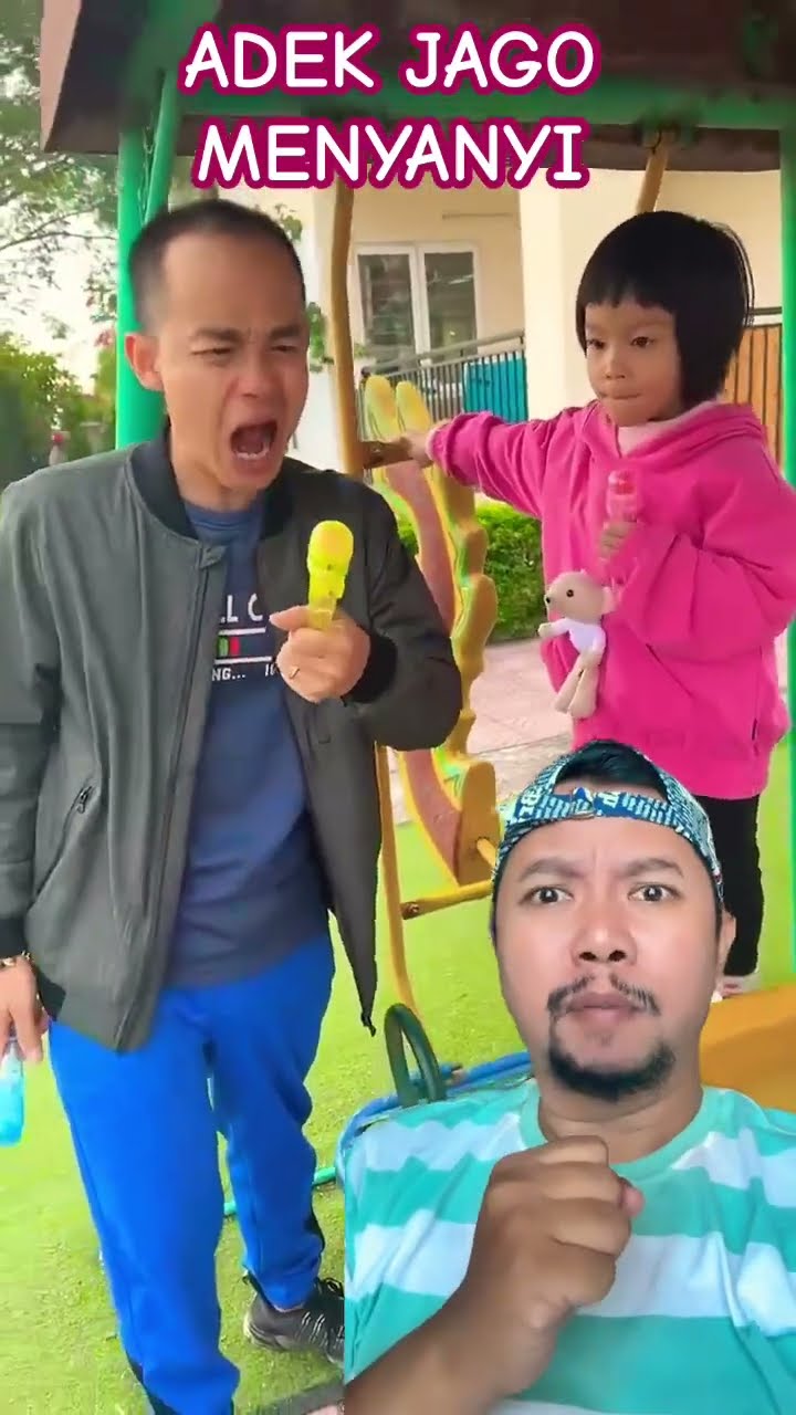 MIC ADEK JAGO MENYANYI!!??? #funny #comedy #cute #sister #love #lucu