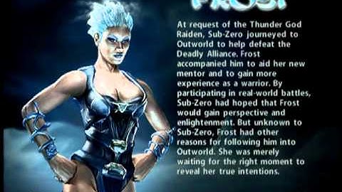 Mortal Kombat Deadly Alliance - Playstation 2 & Xbox & GameCube - Frost - Biography - Part 2