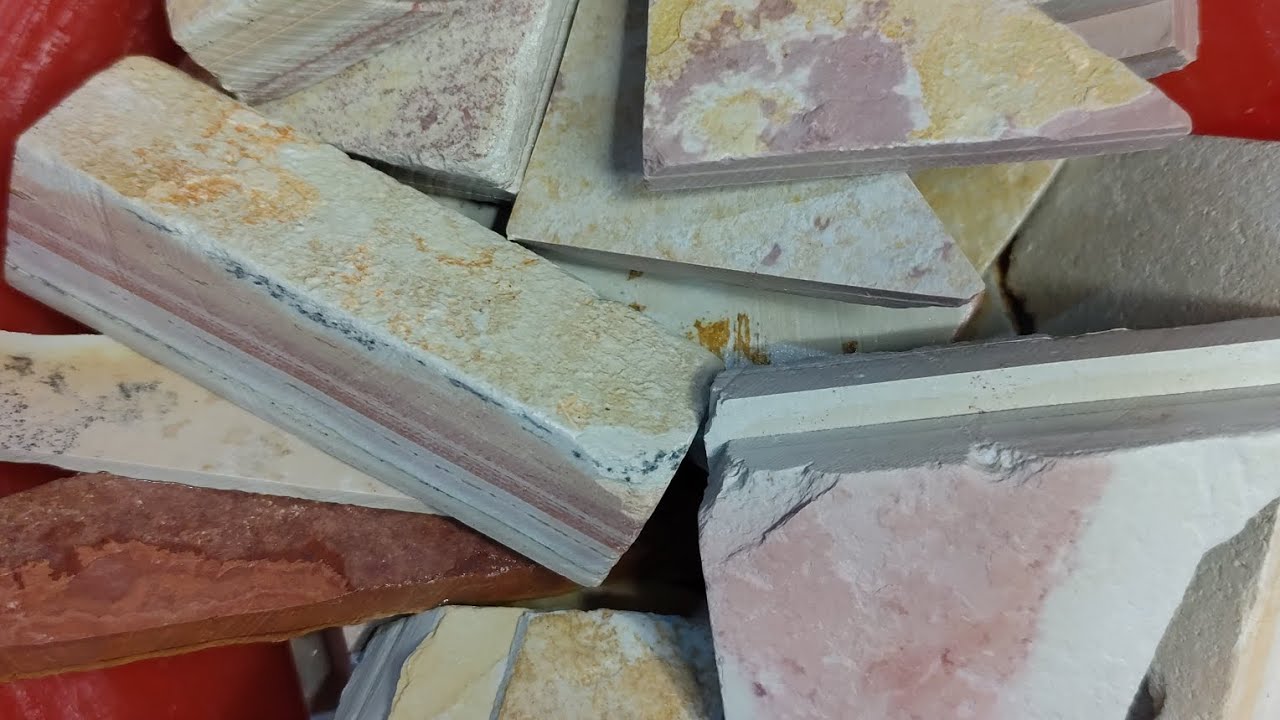 Wet cleaning video of white unshaped slate items//Satisfying ASMR scraping ♥️🤗💥