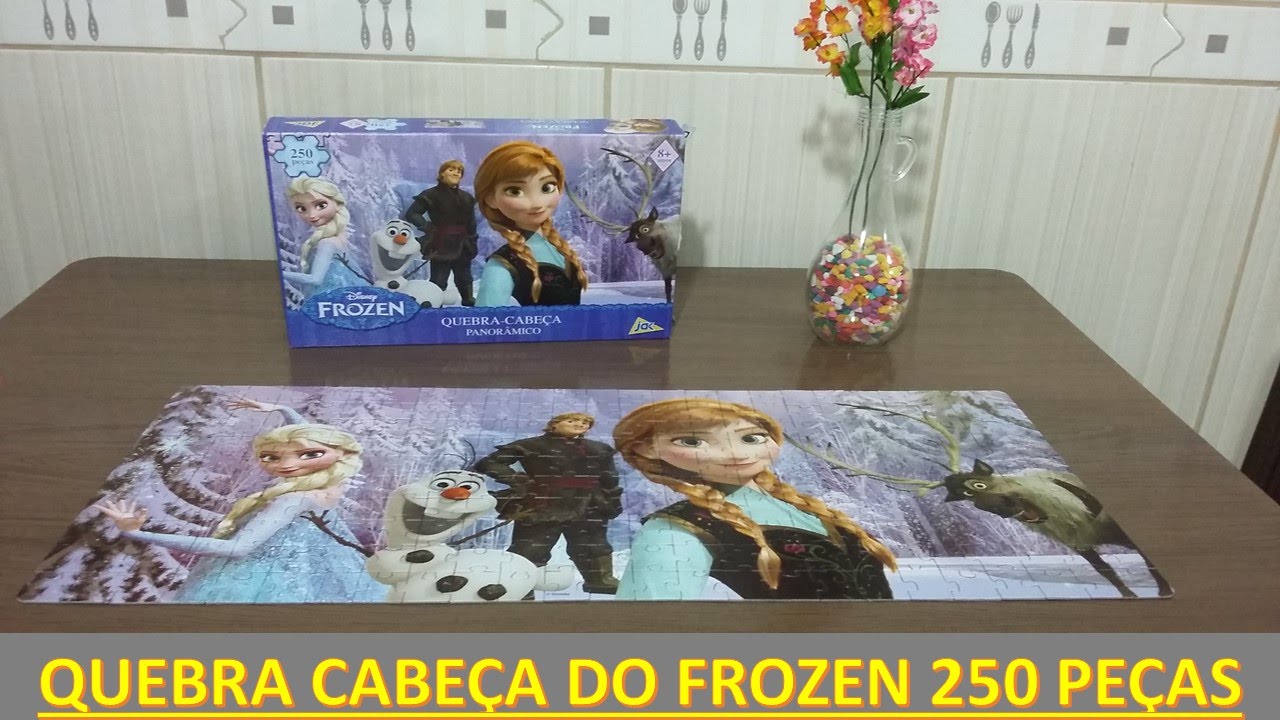Lembrancinha Licenciada - Jogo Quebra-cabeça Frozen - 1 Un - Festas da 25