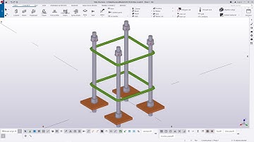 How to Create Anchor Bolts and the best Tool to apply in Tekla Structures