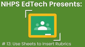Import Rubrics into Google Classroom