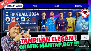 RILIS  eFootball 2024 PPSSPP Best Graphics HD Android Offline Full Update Kits & Transfer 2023/24