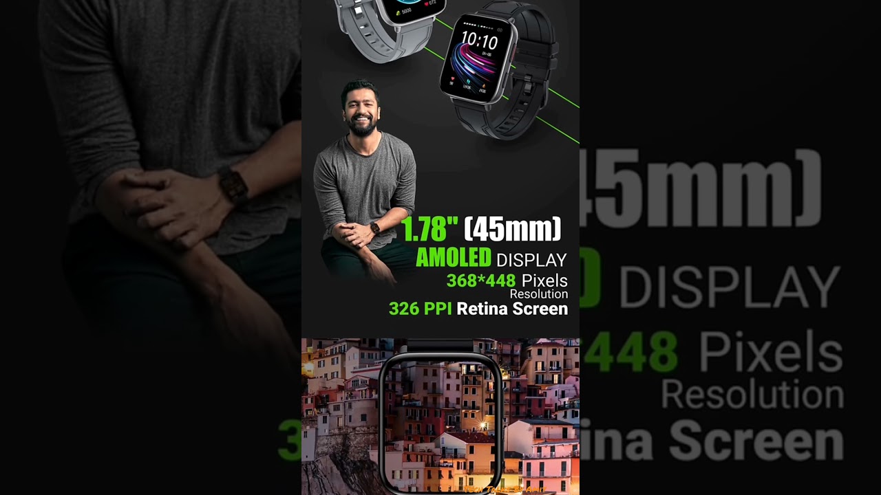 Fire Boltt Max Smartwatch With Amoled Display Order Now on 