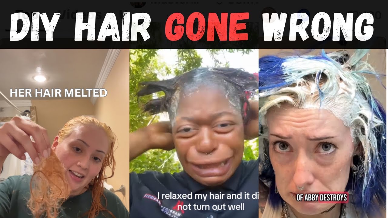 THE WORST DIY HAIR FAILS 🫣When DIY Hair GOES WRONG 