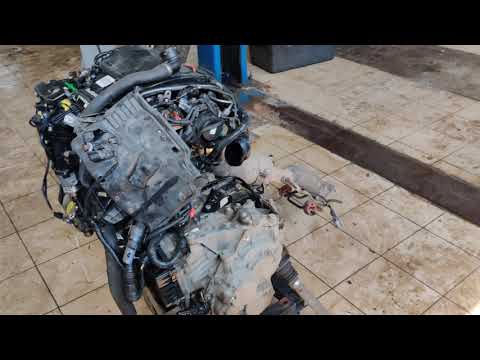 Ремонт двигателя Ford Kuga 1 2.0 TD DW10C, снятие двигателя  в сборе с DCT450