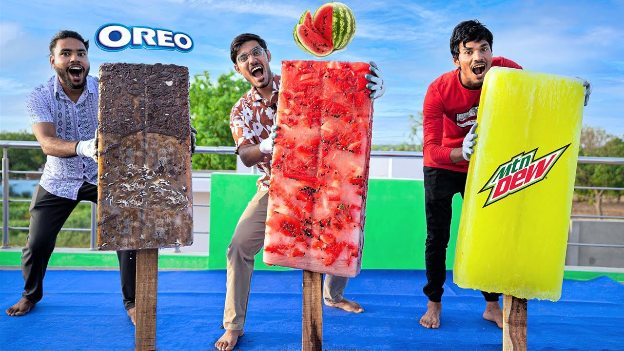 We Made Biggest Watermelon  Oreo Ice Cream  100 Real  Tasty