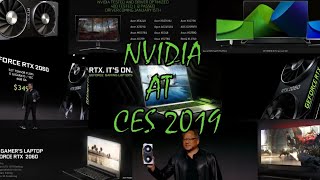 NVIDIA at CES 2019 | RTX 2060 | RTX for Laptops | G-SYNC on FreeSync Monitors | TechnoSports