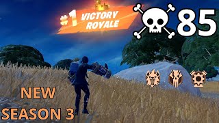 85 Elimination JOHN WICK Solo Vs Squads Zero Build Gameplay (NEW Fortnite Chapter 5 Season3)