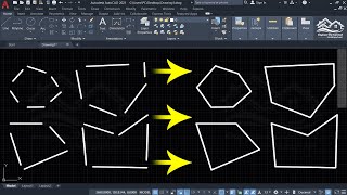 هل تعلم أنه يمكنك غلق عدة أشكال مفتوحة دفعة واحدة دون ليسبات على برنامج AutoCAD