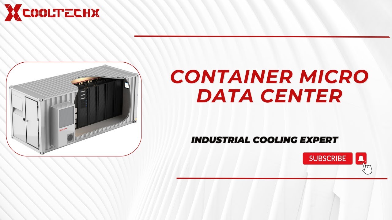 Container Micro Data Center Cooling CooltechX - YouTube