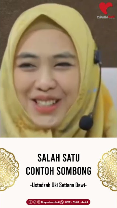Inilah Salah Satu Contoh Sifat Sombong | Ustadzah Oki Setiana Dewi