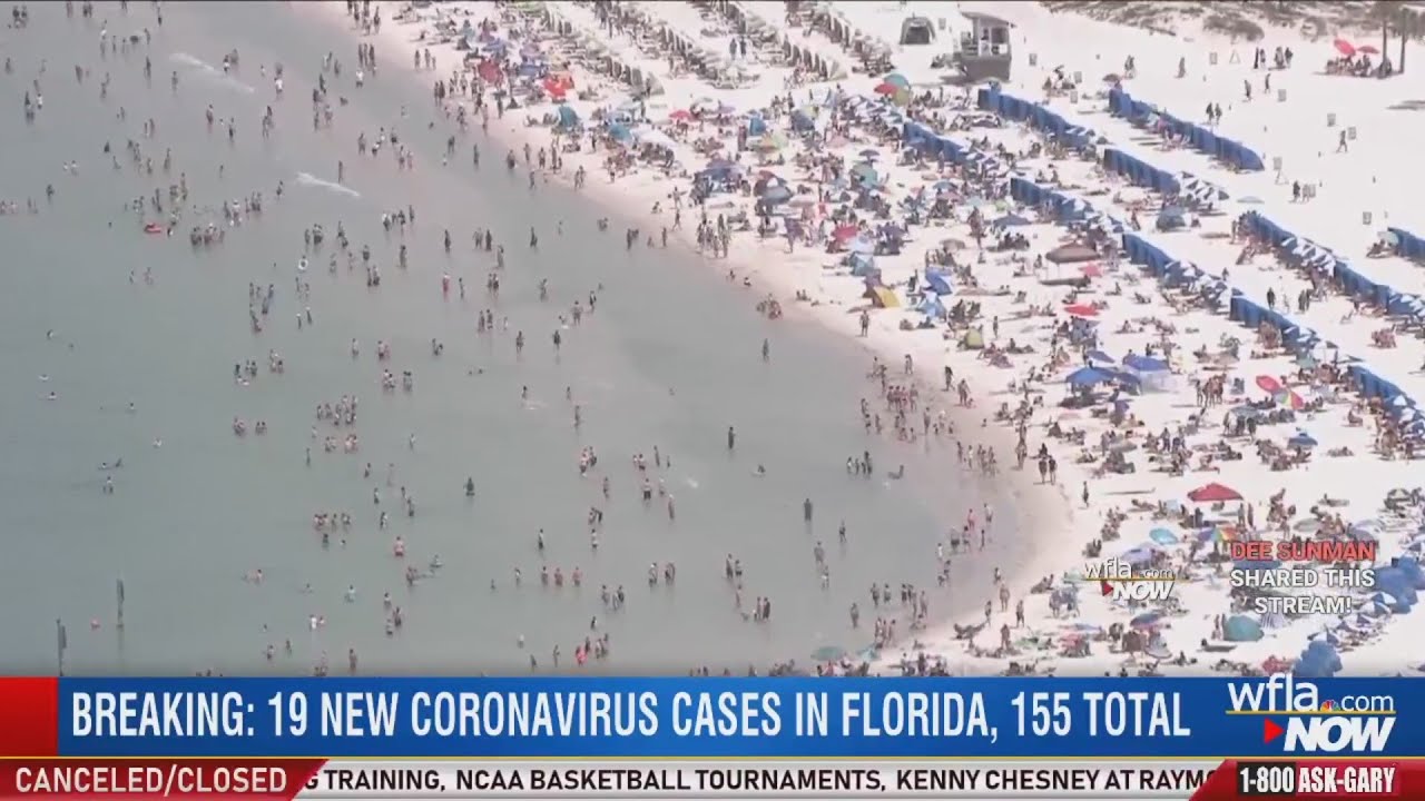 Video shows packed Florida beach amid coronavirus warnings | KFOR.com