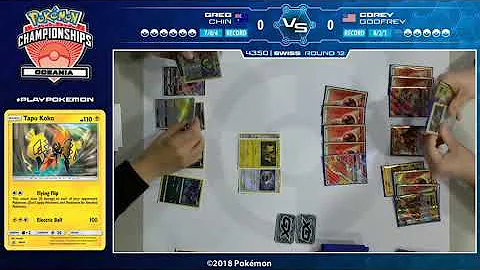 TCG Greg Chin Vs Corey Godfrey -2018 Oceania Inter...