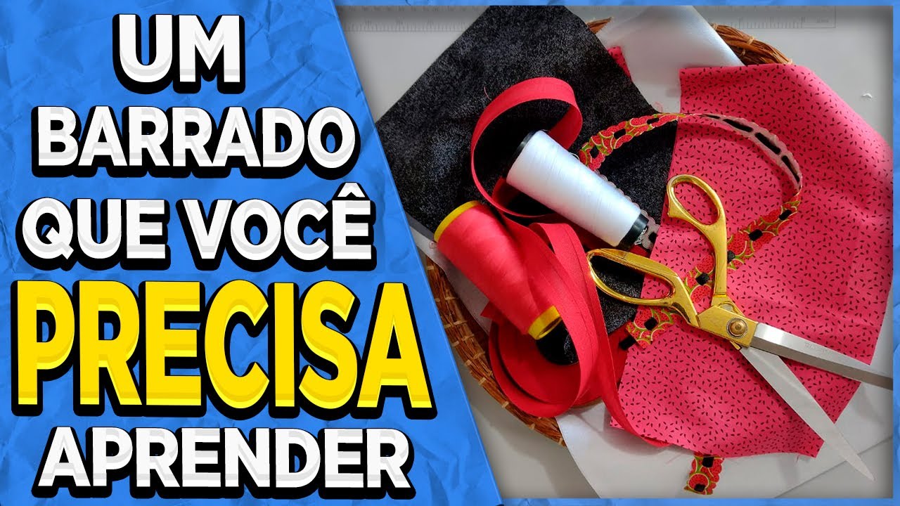 BARRADO de Pano de Prato FÁCIL - LINDO DEMAIS