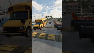 Buses Vs Speed Bumps & Cannons Last Bus Gets Blasted