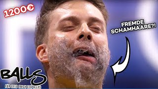 Scham- und Achselhaare eines Fremden als Bart ins Gesicht kleben?! | Balls - für Geld mach ich alles