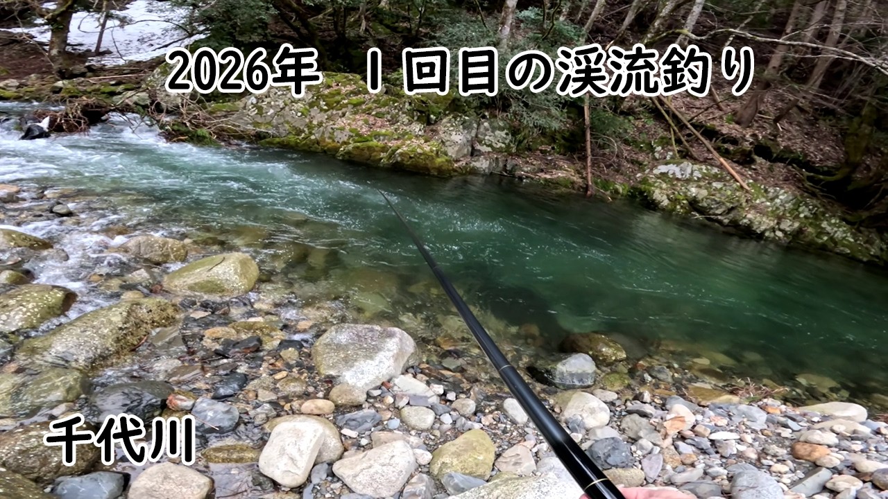 鳥取県千代川に渓流釣りに行った 餌釣り おだっちさんと ３月２日