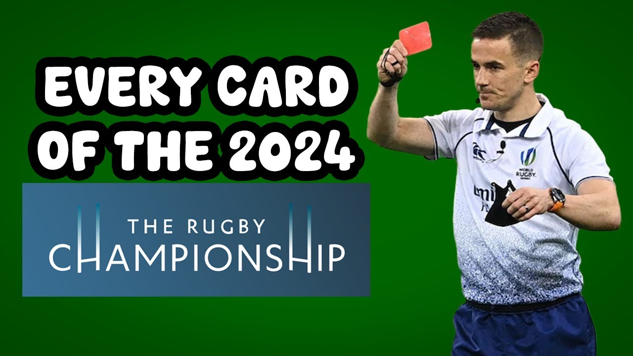 Sub Card Rugby EVERY Card given in the Rugby Championship 2024 - YouTube