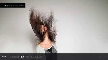 Particle Builder - Example Scene: Sand Hair Girl